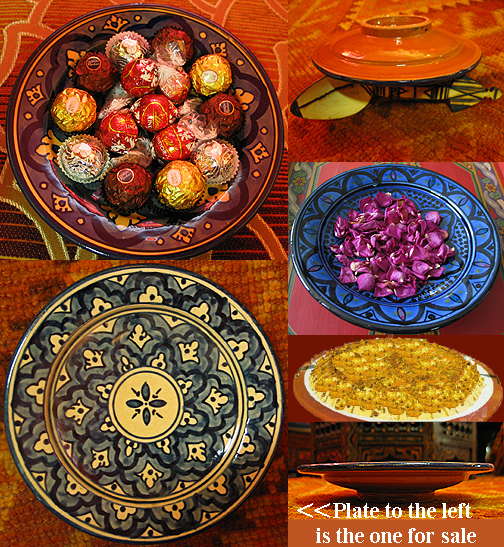 Moroccan Safi Plate # 1166