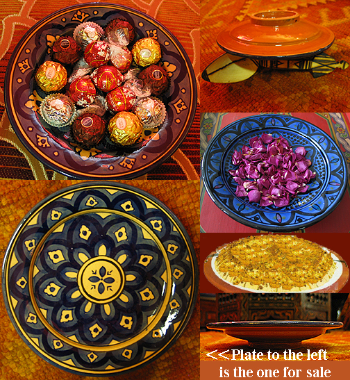 Moroccan Safi Plate # 1167