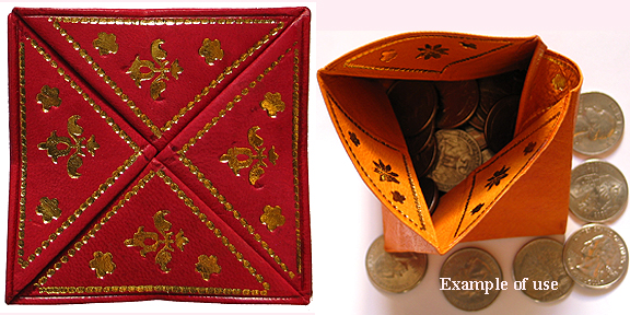 Moroccan Red Coin wallet