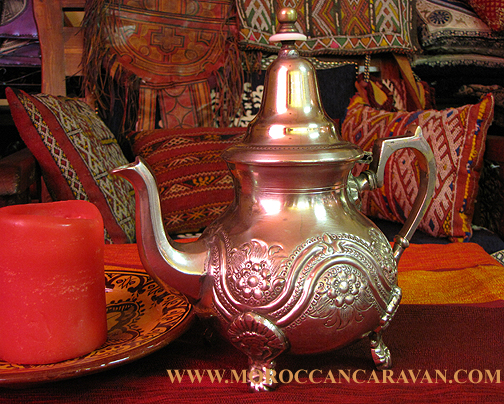 Moroccan Moroccan Vintage Teapot ID #1244