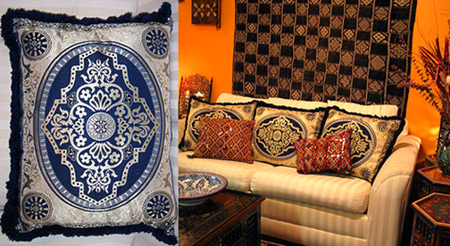 Moroccan Moroccan Tapestry pillow #159