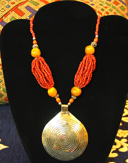 Moroccan Spiral of life Necklace