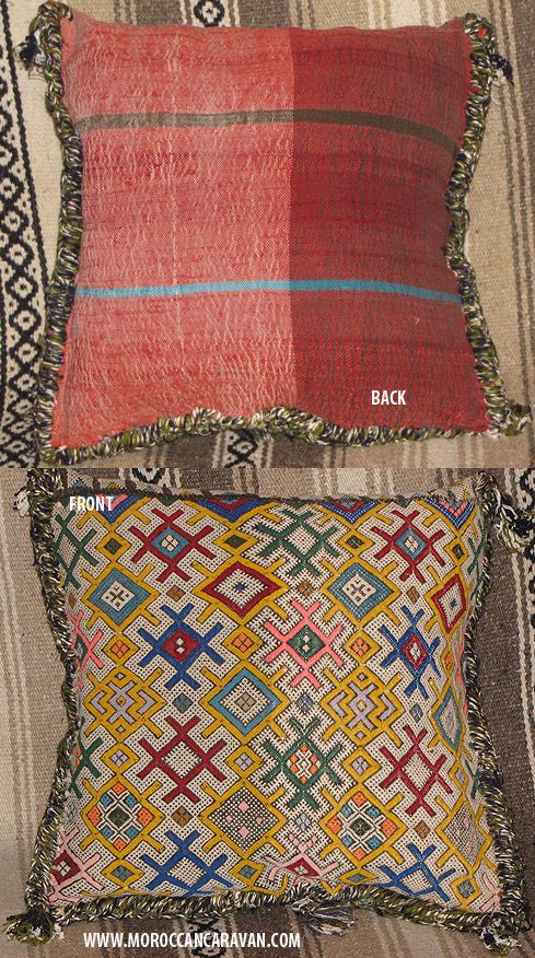 Moroccan Handwoven Amazigh (Berber) pillow #239