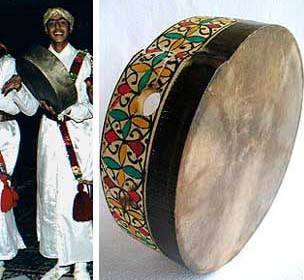 Moroccan Circular Drum (Deff)