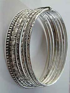 Moroccan 7 silver bracelet set $10 OFF