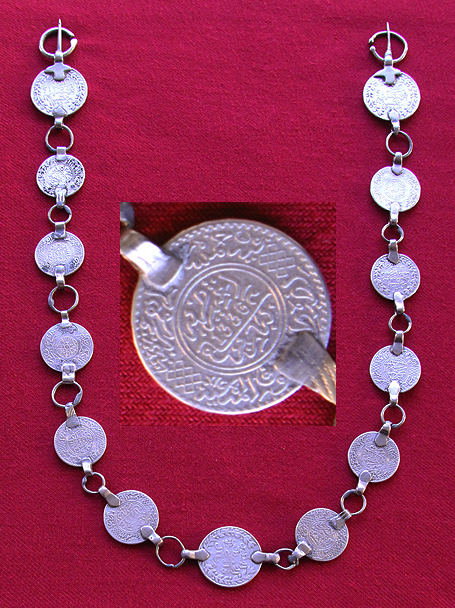Moroccan Collectible Ziz coin fibula