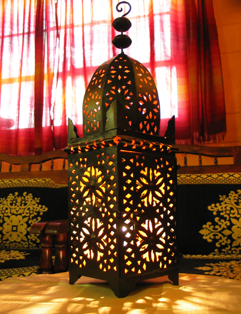 Moroccan Non Wired Minaret Lantern $10 OFF