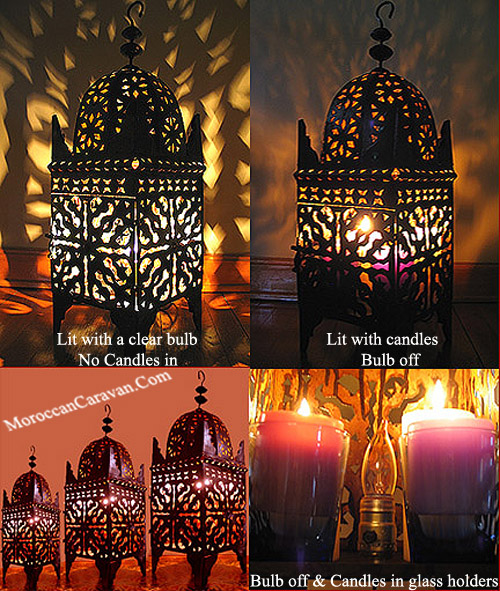 Moroccan Kasbah lantern set - Not wired $10 OFF