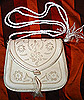 Moroccan off white purse