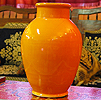 Moroccan ceramic vase (Yellow)