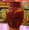 Moroccan ceramic vase (Brown)