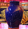 Moroccan ceramic vase (Deep blue)